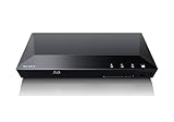 Sony BDP-BX110/S1100 Blu-ray Player with HDMI cable, Ethernet Streaming 1080p HD Video - Factory Refurbished