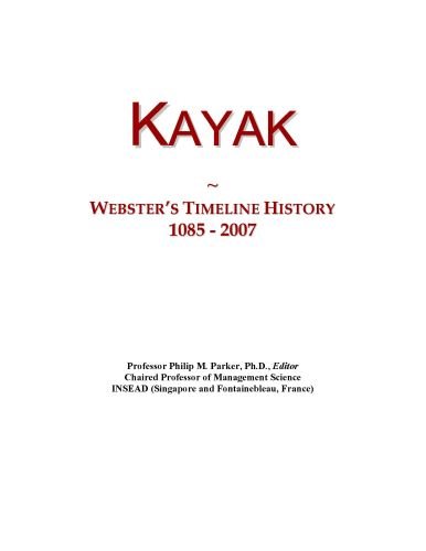 Kayak: Webster's Timeline History, 1085 - 2007
