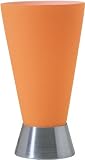 Cone Accent Light With Orange Glass Shade