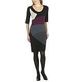 Mossimo Black: Scoop Dress - Black Intarsia Combo &nbsp;