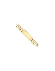 14k HAND POLISHED CURB ID Bracelet Length 8.5"