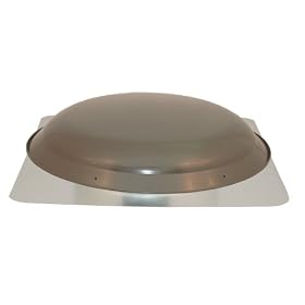 Cool Attic CX3000EEAMWG Power Attic Roof Mount Ventilator with 2.1-Amp PSC Motor and Steel Flange, Weather Grey Galvanized Steel Dome