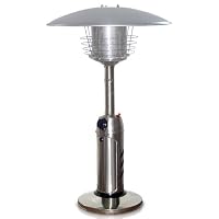 Garden Sun Table Top 11,000 BTU Propane Powered Patio Heater With Push Button Ignition