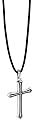 Fred Bennett Men's P2567 Oxidised Engraved Cross Pendant