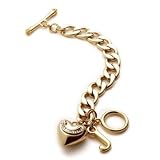 Juicy Couture Gold Starter Charm Bracelet