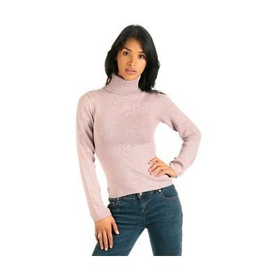 Turtleneck Sweater w/ Glitter Threads