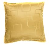 Square 17in Gold Filled Cushion (Poly/Cotton Pad)