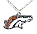 Denver Broncos Logo Pendant Necklace - NFL Football Fan Shop Sports Team Merchandise