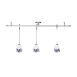 IMAGE OF Nora Lighting NRS29-6451BNCF 3 Light Straight Rail Track Lighting