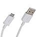 (2x Pack) Samsung USB Sync Charger Cable 5FT 2.0 - 11pin Micro White + Mini Micro USB