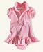 Ralph Lauren Baby Girl Solid Mesh Polo Dress