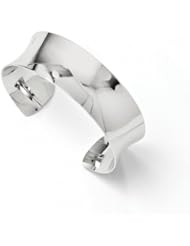 Leslies Sterling Silver Polished Slip-on Bangle