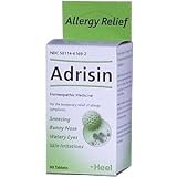 Heel Adrisin, Homeopathic Allergy Relief Tablets 60 ea