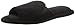 Dearfoams Womens 730 Stretch Terry Open Toe Flat (Small, Black)