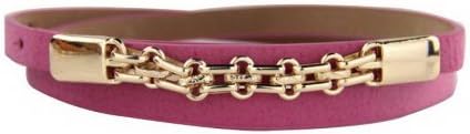 CAFA Women's Waist Belt Chain Belt With Ornaments Rose Medium