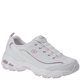 Buy Skechers Ladies D'Lite - Dazzles Lace-Up Fashion Sneaker by Skechers