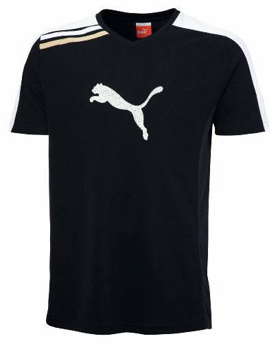 PUMA Kinder Shirt Esito Training Tee, black-white, 152, 652597 03 Preisvergleich