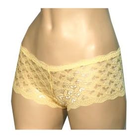 Mopas Sexy Lowrise Lace With Hearts Bikini Boyshort Panty
