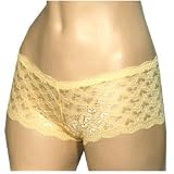 Mopas Sexy Lowrise Lace With Hearts Bikini Boyshort Panty