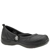 crocs Women's Juniper Flat,Black,7 M US