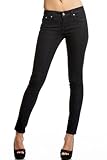IMAGE OF 2b Embroidered Cross Back Pocket Skinny Jean - RINSE (28)