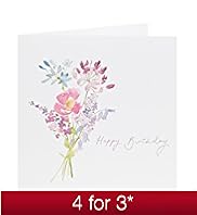 Floral Bouquet Birthday Card