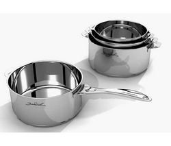 Beka - 12326984 - Evolution - Série de 4 Casseroles - Forme Droite - Tous Feux + Induction + 1 Manche Amovible - 14/20 cm