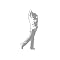 Sudden Shadows Golfer Wall Sticker Set - 19x54"