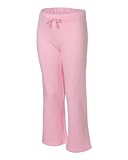 Girls Fleece Open Bottom Pant