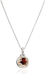 Sterling Silver and 14k Gold Earrings and Pendant Necklace Set