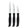 ZWILLING 38737000 TWIN� Grip Messerset, 3 tlg., schwarz