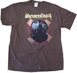 SEVENDUST - Gas Mask - Brown T-shirt