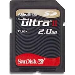 SanDisk SD Card Speicherkarte Ultra II 2GB