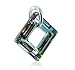 BDPS024 .925 Sterling Silver Square Vitrial Light title=