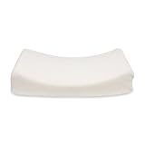 Memory Foam Curved Pillow for Lumbar Back Support, Sitting, Reading Pillow