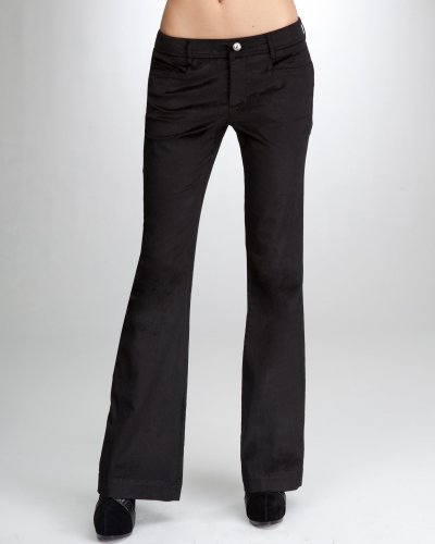 Corduroy Trouser - PETITES - BLACK (6P)