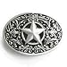 Western Lone Star Belt Buckle Black