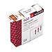A-Z Color-Coded Bar-Style End Tab Labels, Letter K, Light Orange, 500/