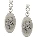 Stainless Steel Minnesota Vikings Logo Dangle Earrings