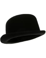 Black Blended Wool Derby Hat