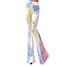 Lisli Women High Waist Printed Wide Leg Pants Casual Long Trousers