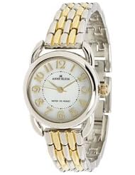 AK Anne Klein Two-Tone Collection Mother-of-Pearl Dial Womens Watch #9453MPTT