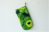 marimekko マリメッコ UNIKKO ウニッコ ミトン グリーン×グリーン