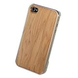 REAL WOODEN CASE COVER 「WoodGrain-木目-」-屋久杉- for iPhone4/iPhone4S