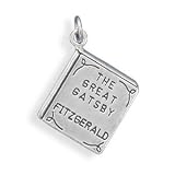 Sterling Silver The Great Gatsby Book Charm