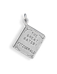 Sterling Silver The Great Gatsby Book Charm