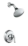 IMAGE OF KOHLER K-T10276-4A-CP Forte Rite-Temp Pressure-Balancing Shower Faucet Trim, Polished Chrome