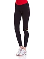 Naffta Pantalón Ajustado Running (Negro / Rojo)