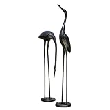 Crane Statue 2-pc. Set
