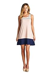 Colorblocking Tank Spandex  Dress